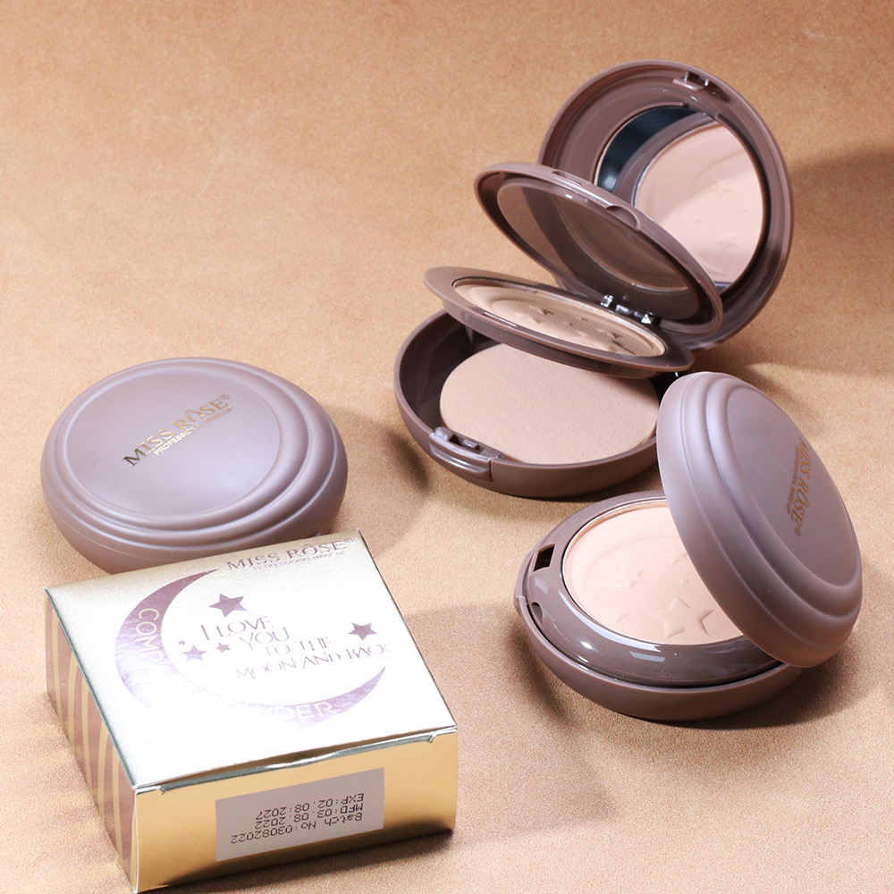 Contrôle De L’huile Imperméable Maquillage Durable Dry & Wet Double Usage Mat Poudre display picture 5