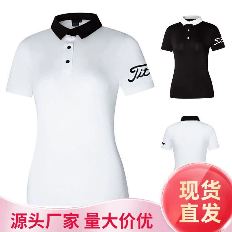 23 новых летних футболки с короткими рукавами, одежда для гольфа, женский трикотаж, повседневный быстросохнущий влагоотводящий уличный топ для гольфа