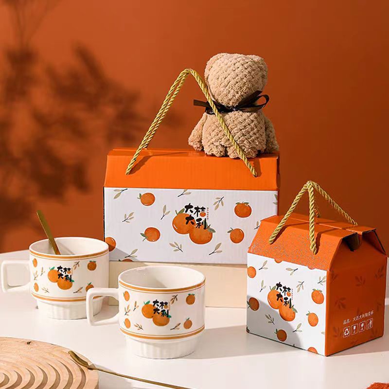 Taza de regalo de bodas de alto valor de cerámica de nicho de dama de honor de alto nivel regalos prácticos