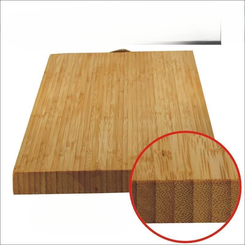 Двусторонняя цельноклееная бамбуковая разделочная доска для кухни, бамбуковая разделочная доска с роликовым механизмом