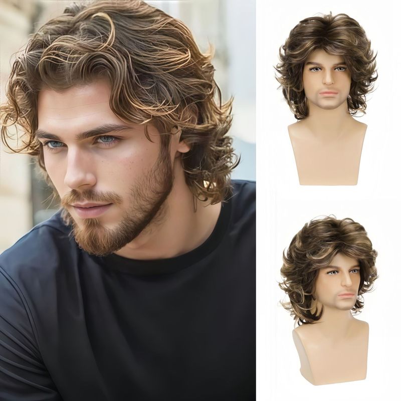 Wig Men's Wig