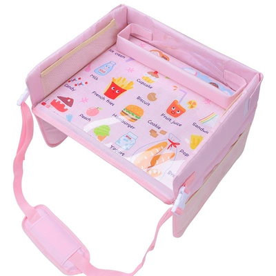 Car Baby Safety Seat Car table board - 925-square-pink-food