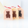 Photo frame, posture corrector, candle, silica gel mold, fondant made of plaster, with little bears, handmade, wholesale