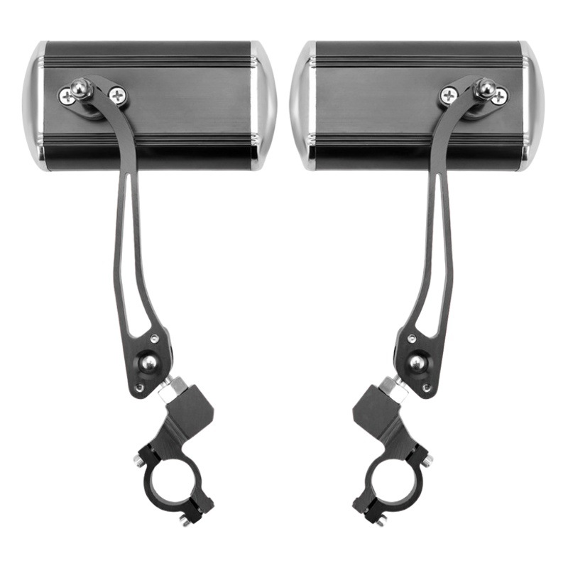 360 grados espejo retrovisor de bicicleta espejo retrovisor de seguridad del coche eléctrico espejo retrovisor cuadrado reflectante de aleación de aluminio