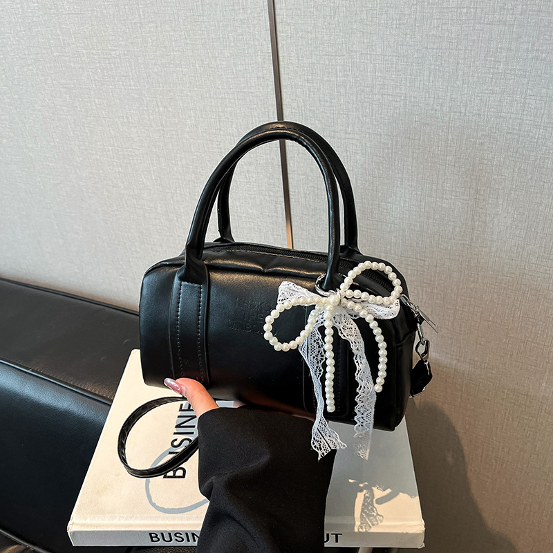 Retro Women's Shoulder Bag Versatile Boston Crossbody Handbag_voghion.com