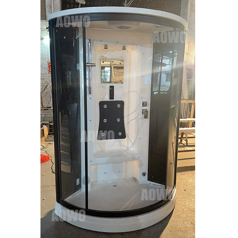 Foshan baño suministro directo de fábrica hogar único baño de vapor húmedo sala de ducha de vidrio integrado sala de vapor sauna de doble uso