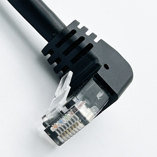 Customized 8P Crystal Head Elbow Jumper Network Port to Pcb Board End Zer-08V-S Connection Cable