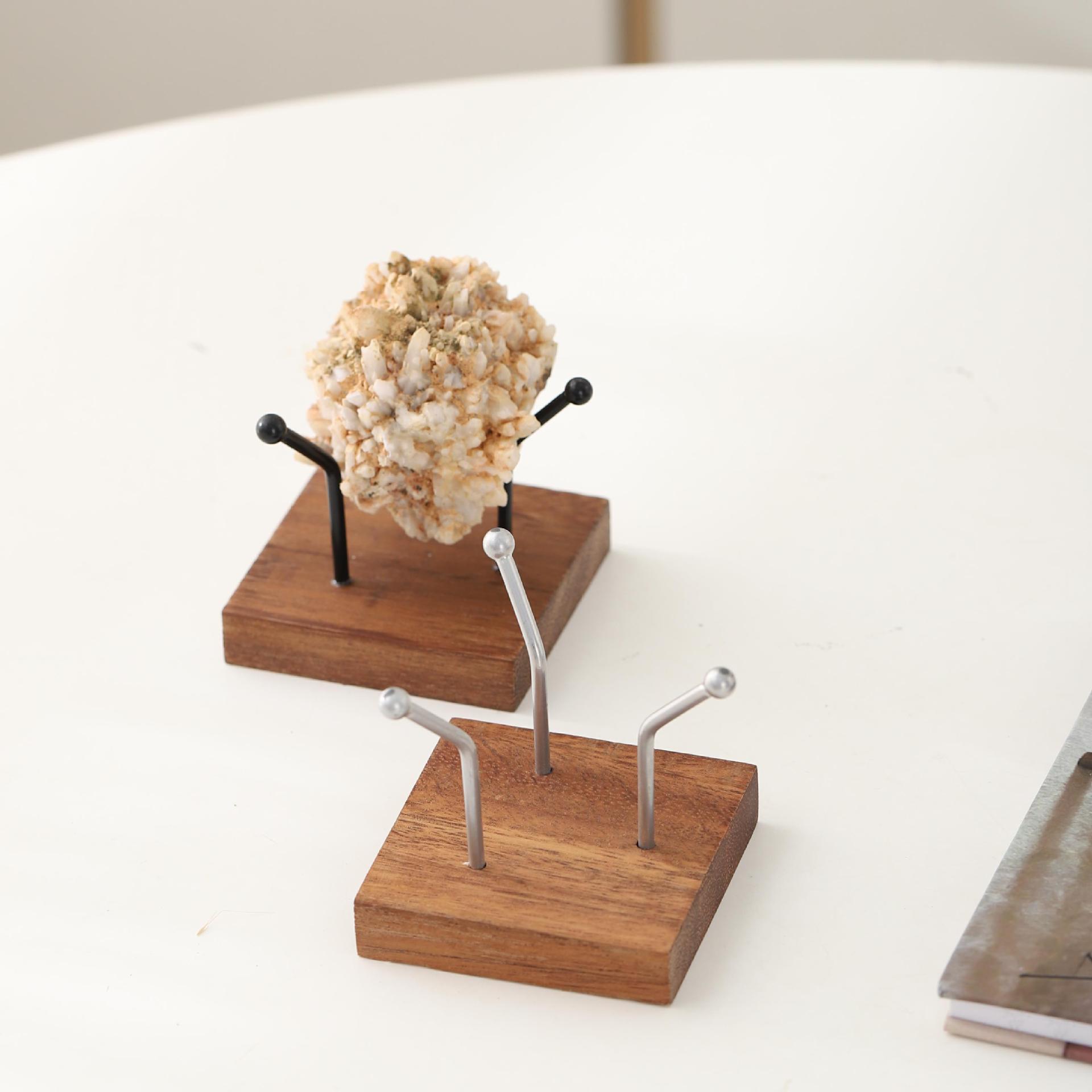 Tableta de té de madera sólida Pu 'er Tableta de té blanco Tableta de exhibición de base multifuncional Teléfono móvil Jade decoración de base