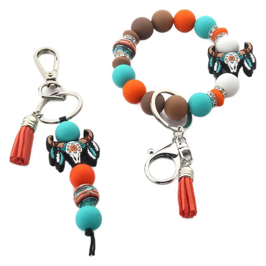 (Cross-border trading), denim silicone keychain, accessory, pendant
