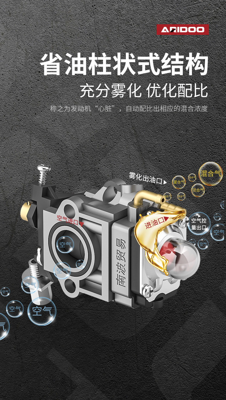 Lawn Mower Carburetor, Two-Stroke Weeder, Four-Stroke Grass Trimmer, Hedge Trimmer Accessories, Brush Cutter, Pruning Machine