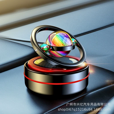 Car aromatherapy solar car: Car ornaments