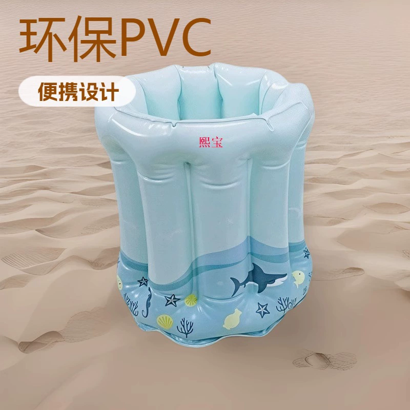 Надувное ведро для льда из ПВХ, многофункциональное, с возможностью печати рекламы и индивидуального изготовления производителем.