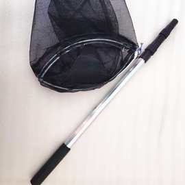 批发铝合金抄网伸缩抄网杆折叠网头网鱼抄网兜捞鱼网钓鱼抄网