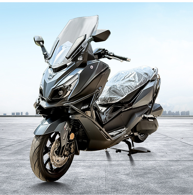 Suitable for Sanyang Cruiser 250 Bumper Anti-Fall and Anti-Collision Scooter Bumper Front and Rear Fully Surrounded Protective Bar Modification