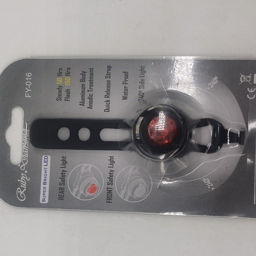 Gema luz de la bicicleta luz de montaña bicicleta luz trasera correa luz de la rana luz de la noche luz de advertencia flash equipo de equitación