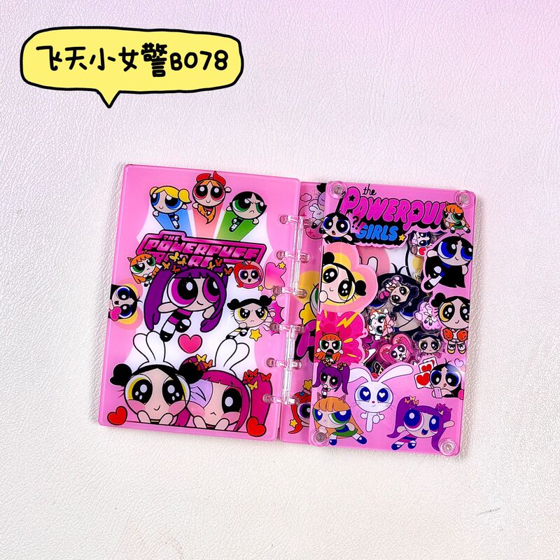 日本の漫画 A7 ルーズリーフノートブックかわいいガーリーハート高価値アニメ学生アクリル|undefined