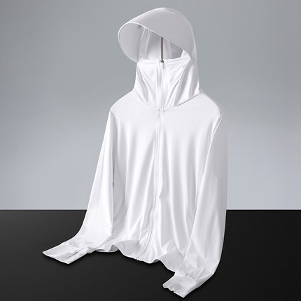 Ropa de protección solar de seda de hielo para mujeres 2023 nuevo verano protección UV manga larga blusa ultrafina abrigo ciclismo ropa de protección solar
