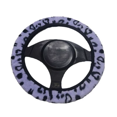 Steering wheel cover: figure small rabbit hair car