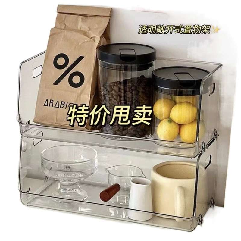 Table storage system, cosmetic storage box, transparent face mask
