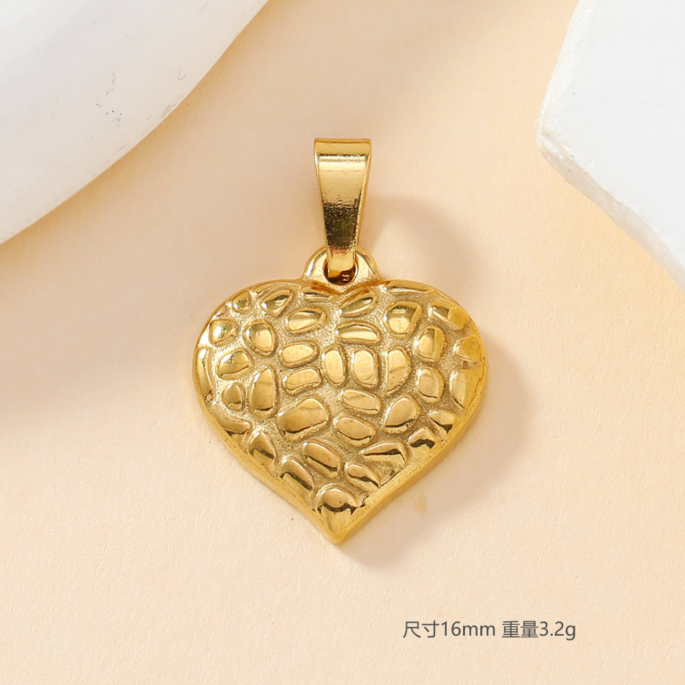 Colgante único transfronterizo de acero inoxidable fundición pulsera collar colgante amor cruz elemento diy accesorios