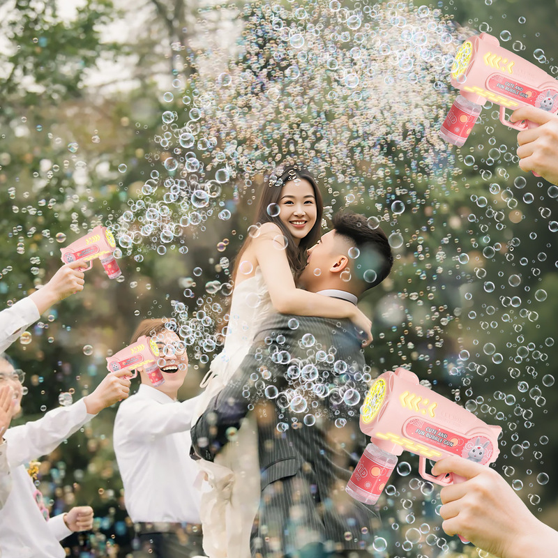 Bubble Machine for Weddings, Outdoor Lawn Wedding Atmosphere, Fully Automatic Handheld Bridesmaid Group Photo Props Bubble Machine for Weddings, Outdoor Lawn Wedding Atmosphere, Fully Automatic Handheld Bridesmaid Group Photo Props