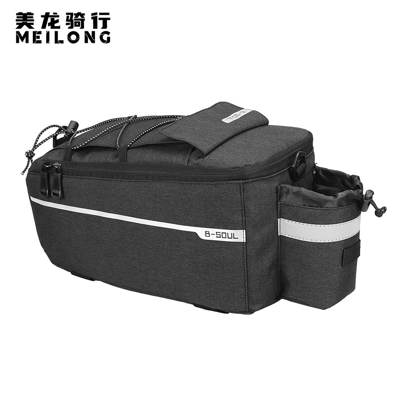 B-Soul Mountain Bike Rear Bag Electric Folding Rack Bag Cycling Equipment Saddlebag Accessories Rear Seat Bag
