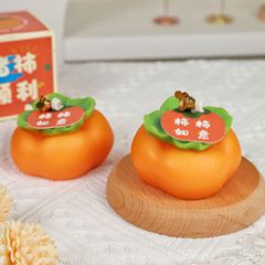 柿柿如意創意燭台家庭置物大吉イタリア誕生日結婚お土産スタイルワックスメーカー卸売り