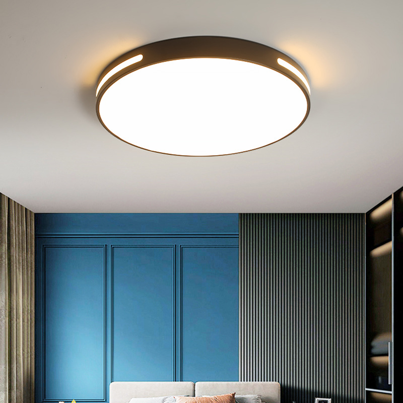 Nueva lámpara de techo LED simple y moderna protección de ojos de espectro completo lámpara de dormitorio lámpara de techo
