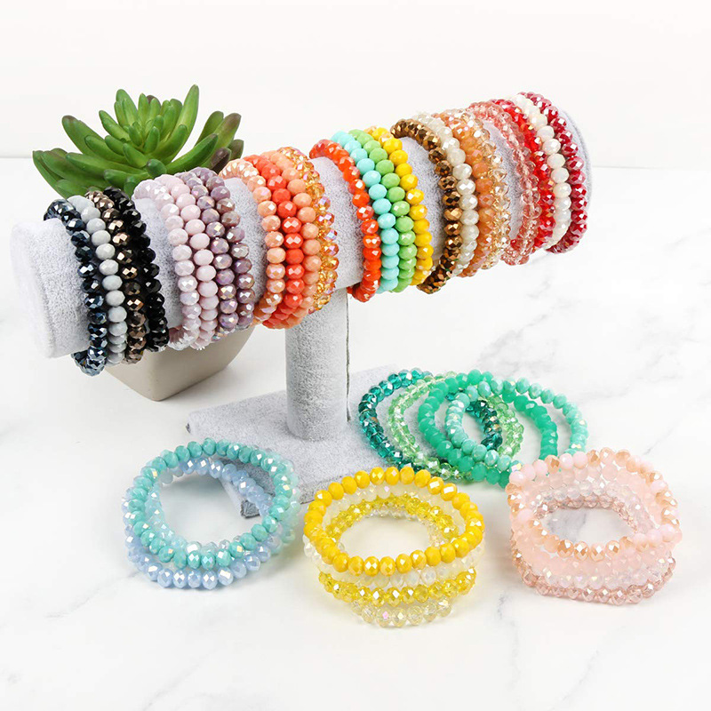 Bracelets Classification Fashion Solid Color Crystal Wholesale Bracelets