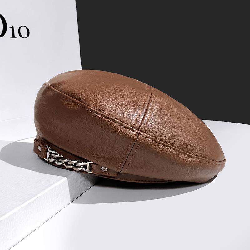 Englische achteckige Lederkette für Kinder, beliebte koreanische Version, robuste und vielseitige PU-Lederkette_voghion.com