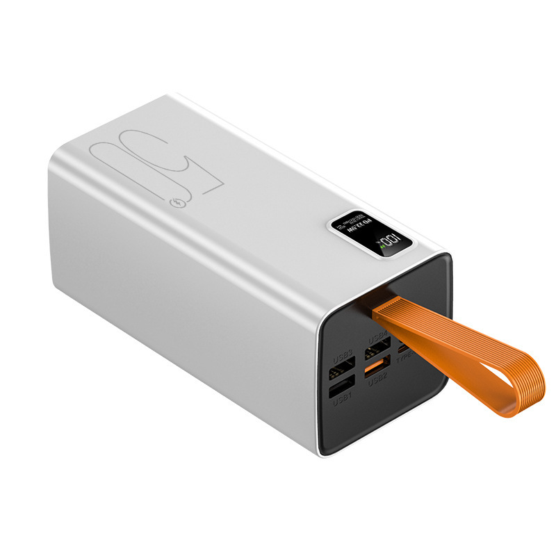 Sınır ötesi hızlı şarjlı powerbank 50000mAh büyük kapasiteli çoklu bağlantı noktalı taşınabilir dış mekan powerbank hediye özel logo