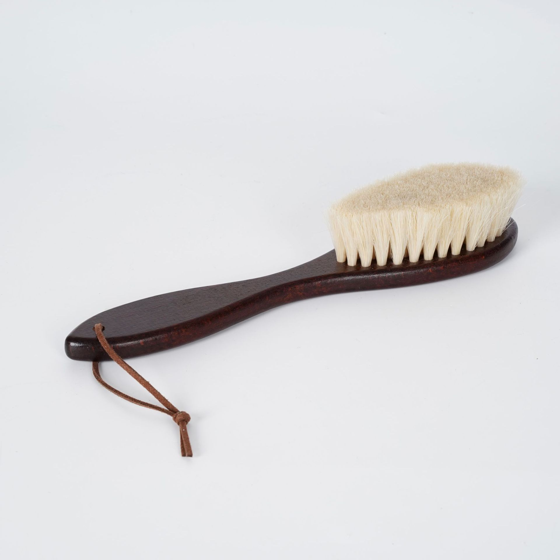 Cepillo de Zapatos de Pelo de Caballo de Madera de Haya, Descontaminación y Cuidado, para Calzado y Ropa