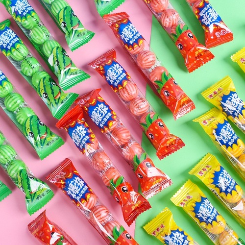 20g Pretty Rabbit Burst Filled Bubble Gum 8090s Post Classic Nostalgic Snack Childhood Watermelon Chewing Candy