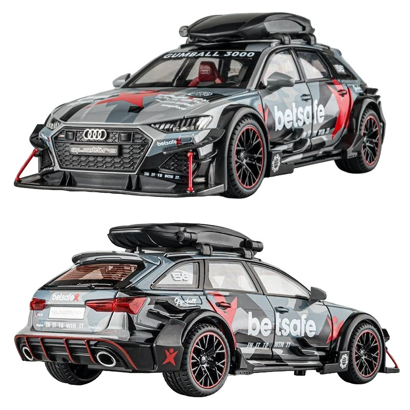 Audi, металлическая игрушка, модель автомобиля, гоночная машина для мальчиков, подарок на день рождения