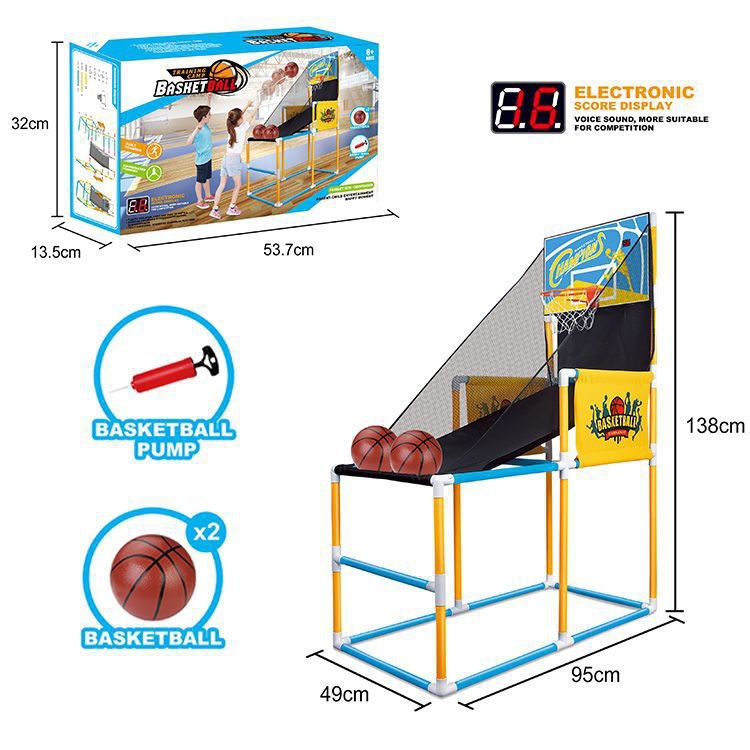 Soporte de baloncesto para niños entrenamiento baloncesto interior móvil baloncesto marco deportivo Niño anotando juguete de la máquina de tiro