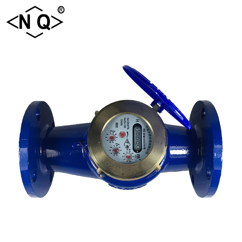 宁波宁桥水表厂家供应DN50水平安装法兰连接大管道使用冷水表
