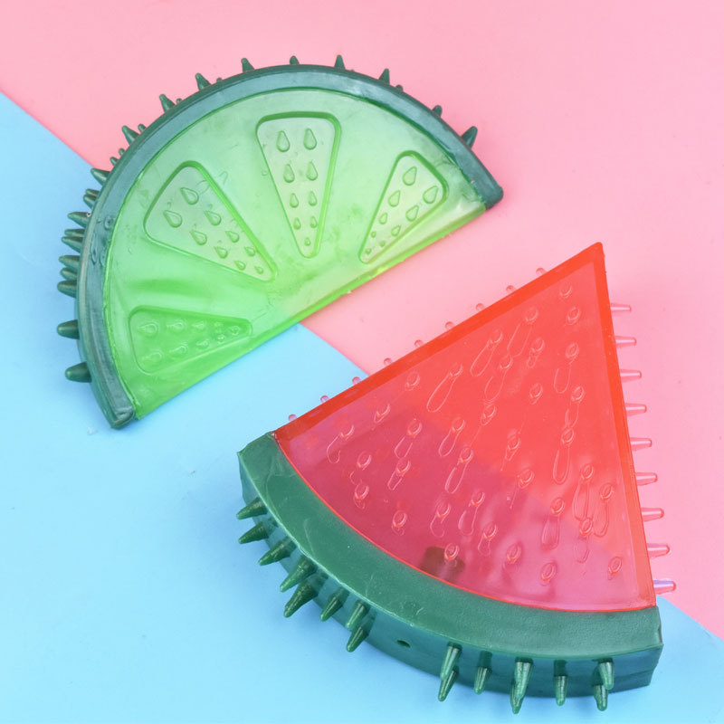 Pet chew toy, cooling, sound-making, frozen fruit toy, chewing and sound-making toy
