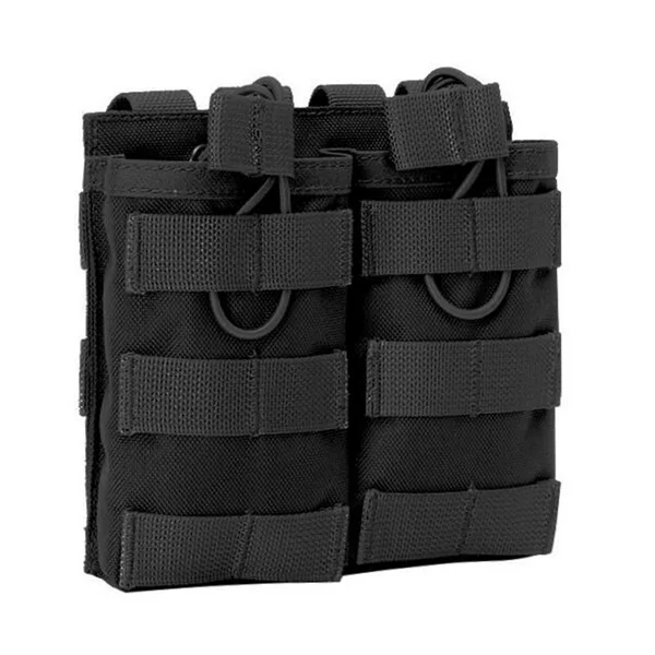 Hot-selling tactical two-piece clip bag tactical accessory bag triple clip bag MOLLE system hanging bag walkie-talkie bag