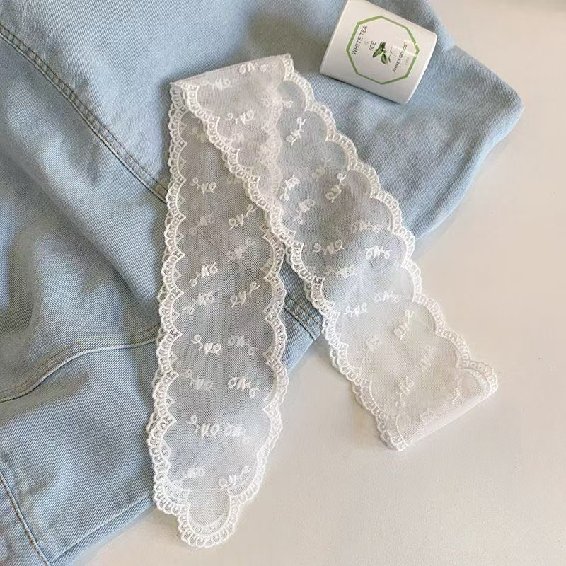 1#흰색 레이스 편지