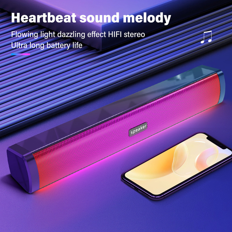 メーカークロスボーダープライベートモードUSB一線通bluetoothオーディオデスクトップサブウーファーコンピュータ音響ロングスピーカー|undefined