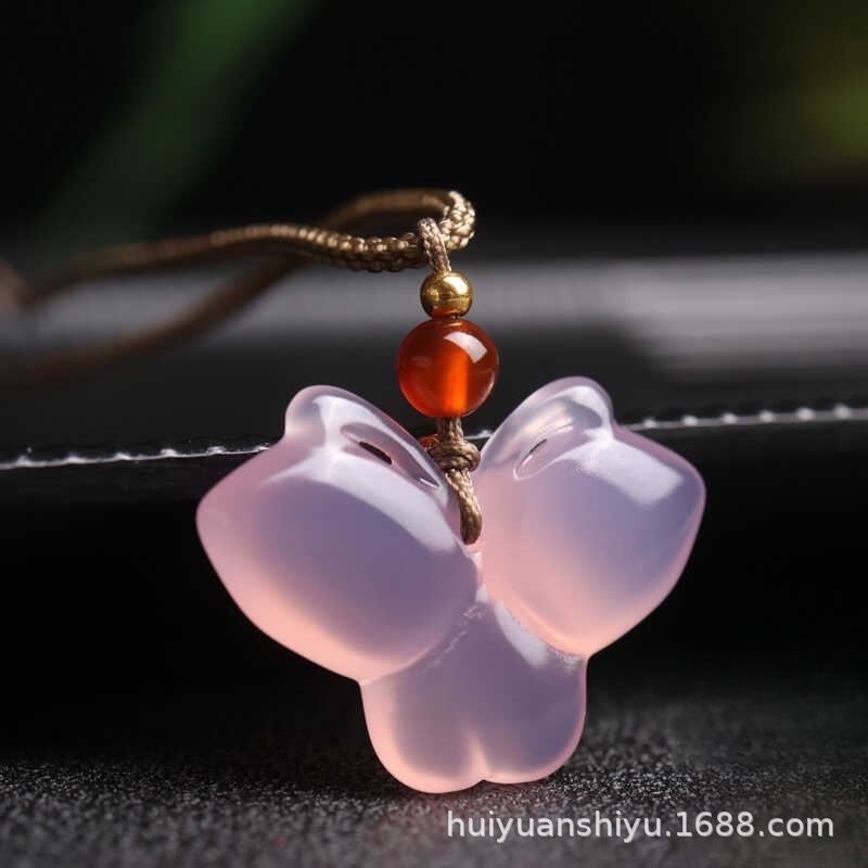 Pink butterfly (34*29mm)