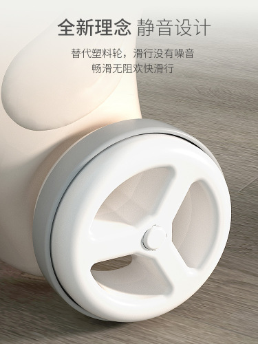 Rocking horse wooden pony children's rocking horse baby slider two-in-one first birthday gift toy anti-fall small rocking horse