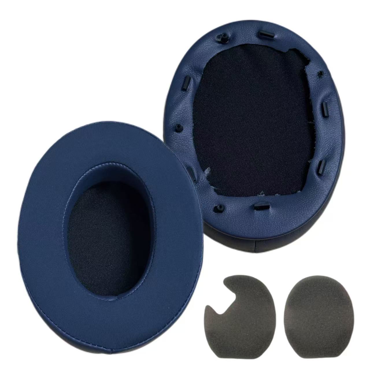 Orejeras de gel azul 1000xm4 [1 pieza con pieza adhesiva/almohadilla de algodón gratis]