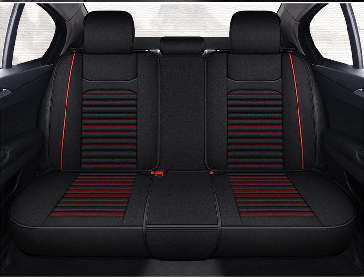 New Car Seat Covers for All Seasons, Linen Seat Cushions for Small Cars, Spring and Summer Car Seat Covers, Full Coverage Ice Silk Special Seat Cushions