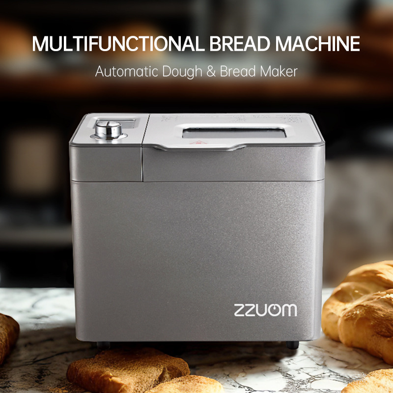 Household Small-Sized Fully Automatic Multi-Functional Dough Kneading and Fermentation Machine, Easy-To-Operate Breakfast Bread Maker with 3C Certification