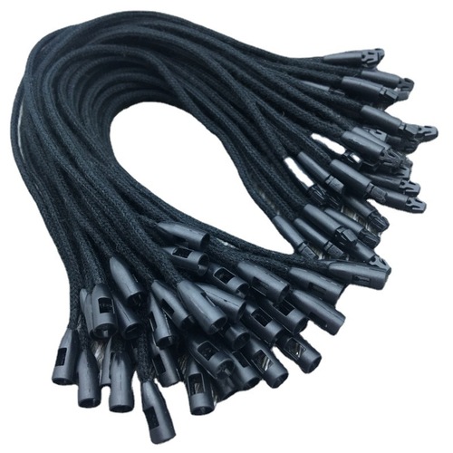 Tag lanyard tag line rope hanging grain beige wax rope cotton rope women's clothing label rope clothes rope warhead