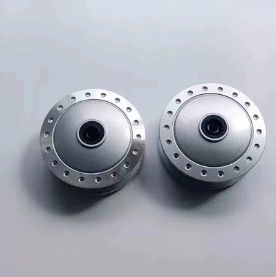 Motorcycle wheel hub and Rear Retro Modified Spokes - front-and-rear-wheels