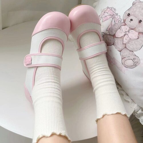 Unique original Lolita Mary Jane women's shoes, cute Japanese round-toe flat single shoes, Lolita shoes, JK uniform single shoes