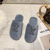 Demi-season keep warm slippers indoor platform for beloved, footwear, soft sole