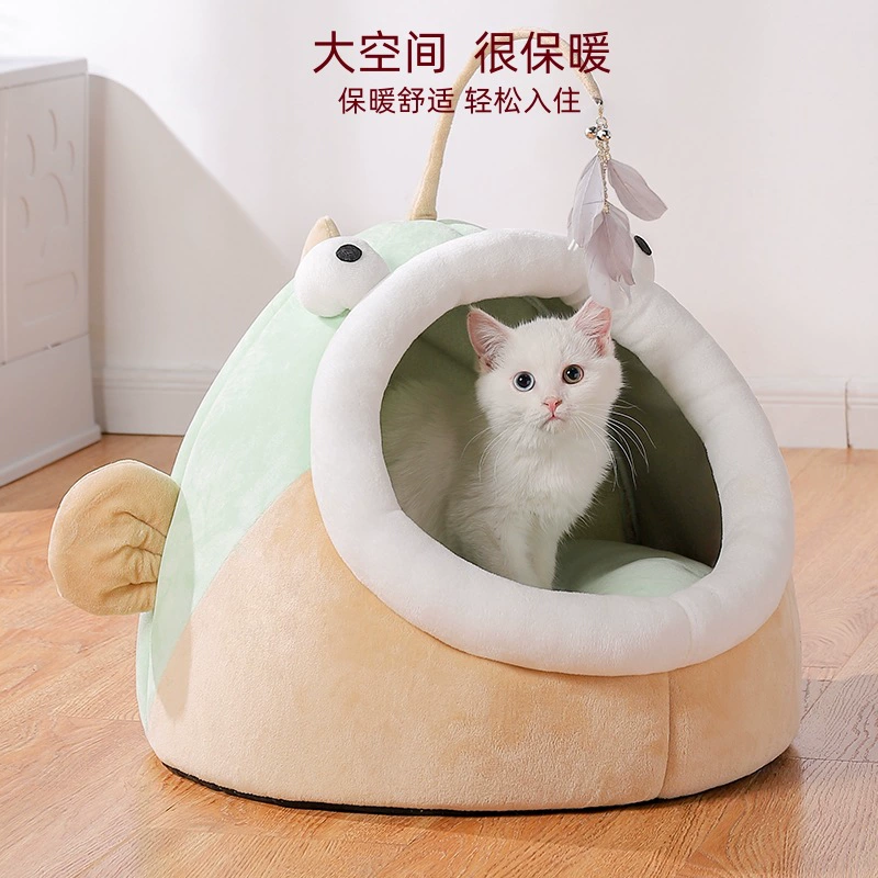 Кошачье гнездо тепло зимой